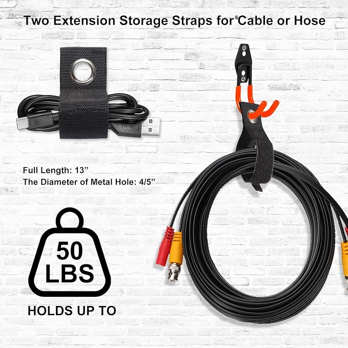 Garage Hook Heavy Duty Wall Storage Hangers, 20 Pack Garage Storage Hooks Steel - Image 3