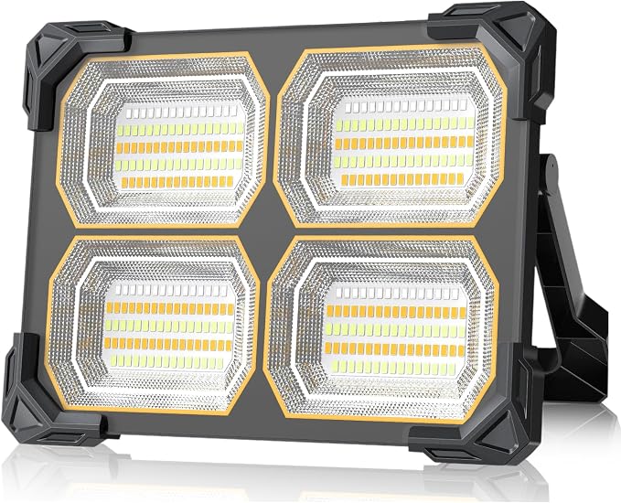 500W Led Work Light Rechargeable, 42000MAh Solar Portable Light, 42000LM by Sinear