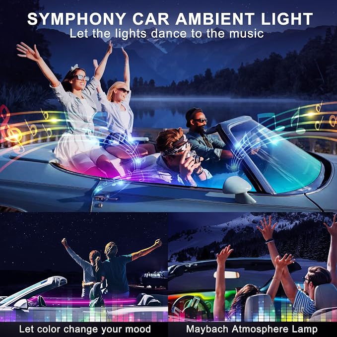 Dreamcolor Acrylic Interior Car LED Strip Light - Image 6
