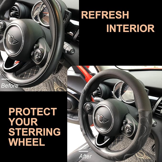 PINCTROT Large Size Comfy Grip Steering Wheel Cover, Anti-Slip Design, - Image 4