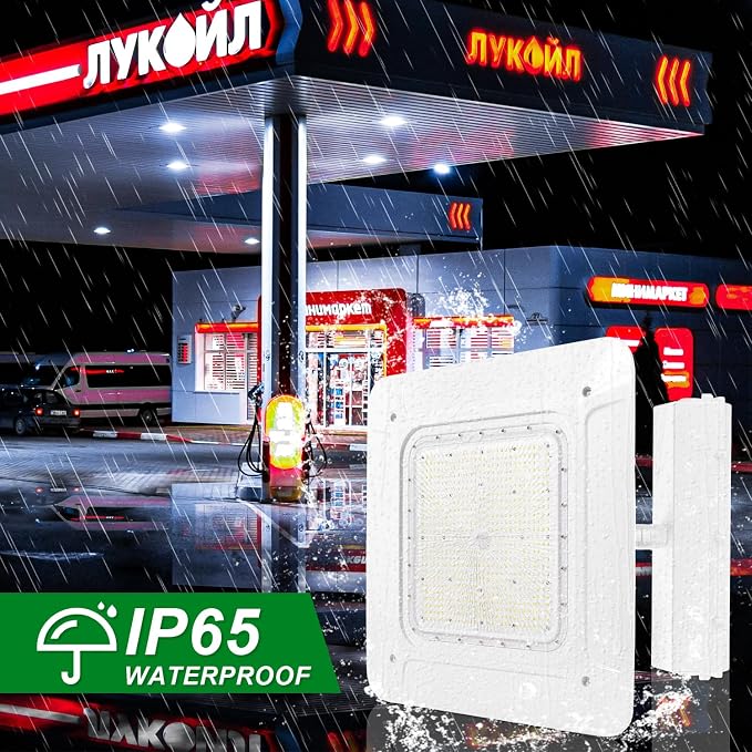 OSTEK LED Gas Station Canopy Light, 180W Carport Ceiling Light 5700K, Outdoor - Image 5