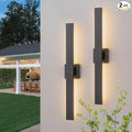 2-Packs Modern Outdoor Wall Lights 31.5" Long LED Outdoor Sconce Lights by Zicbol