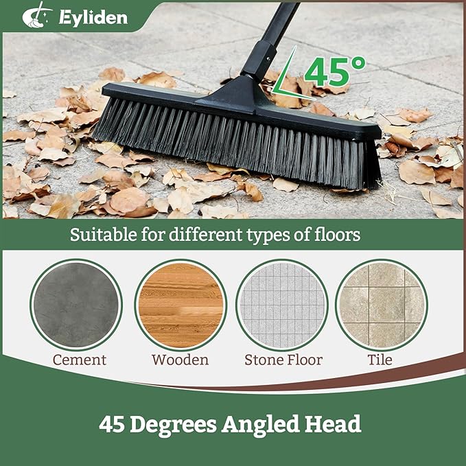 Eyliden Heavy Duty Push Broom 18" - Image 4