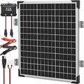 Solar Panel Kit 50W 12V, Solar Battery Trickle Charger Maintainer, Waterproof by Voltset