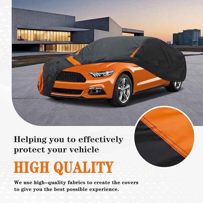 in Full Exterior Car Cover All Weather, Waterproof，UV Resistant, Dustproof Fit - Image 5