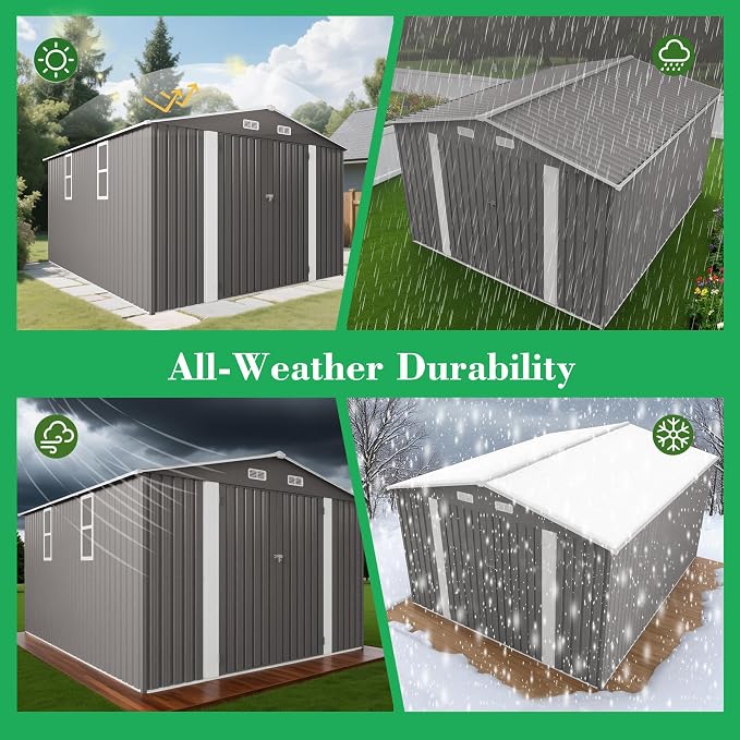 10x12 FT Outdoor Storage Shed - Image 5