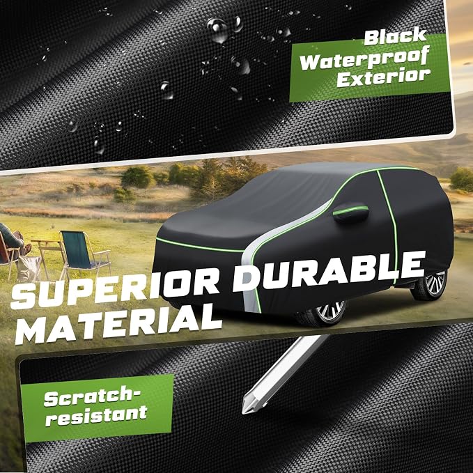 Mixsuper Liner Car Cover for Subaru Crosstrek 2013-2026, 7 Layers Waterproof - Image 5