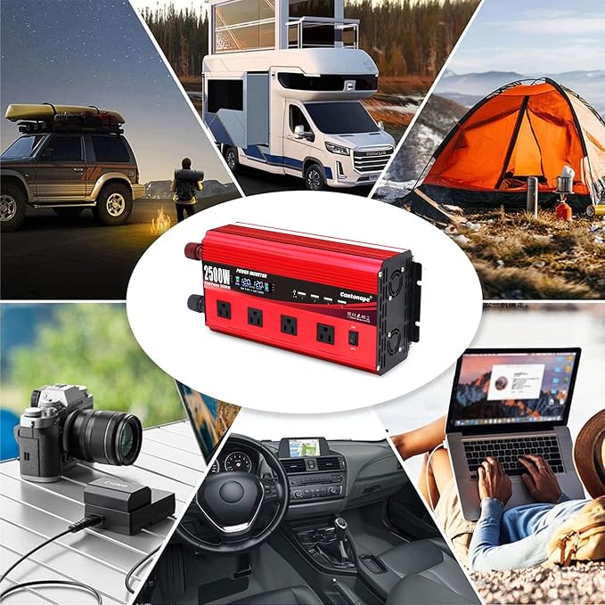 2500W Power Inverter 12V to 110V/120V DC to AC - Image 7