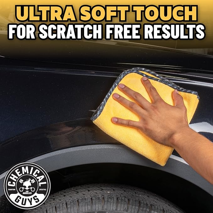 Chemical Guys ‎MIC_507_03 Automotive Microfiber Drying Chamois, 3 Pack - Image 5
