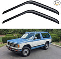 Window Visors Rain Guards for 1987-1991 Chevy Blazer, Out-Channel Window Vent by YQAUTEC