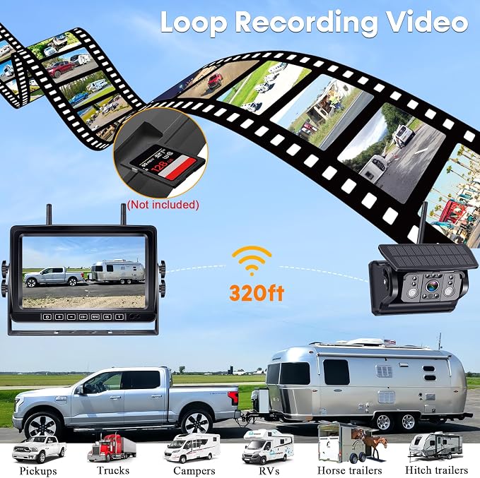 Wireless RV Backup Camera 7-inch - Image 4