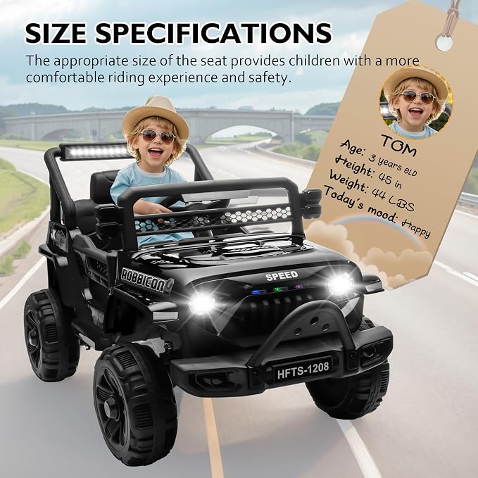24V Ride on Toys with Parents Control, Ride on Truck Car with Four-Wheel - Image 8