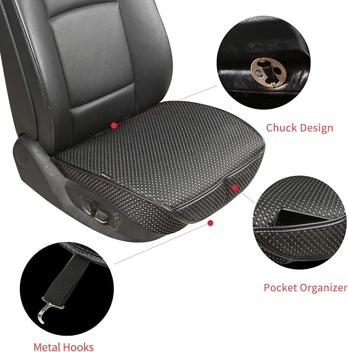 Auto Newer Breathable Universal Four Seasons Car Seat Covers, Luxury Car Seat - Image 3