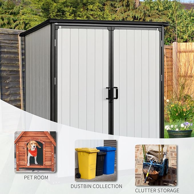 5x3 FT Resin Outdoor Storage Shed - Image 4