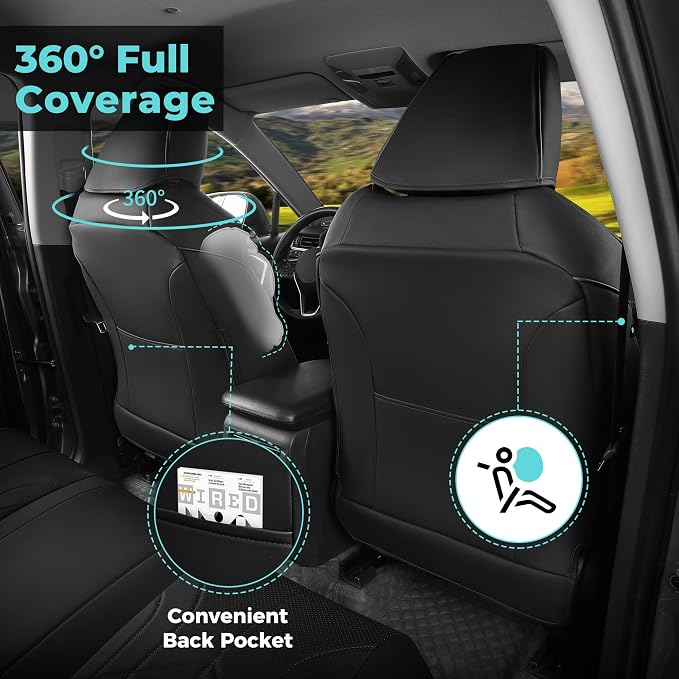 for Toyota RAV4 Seat Covers 2019 2020 2021 2022 2023 2024 2025 RAV 4 Prime & - Image 8