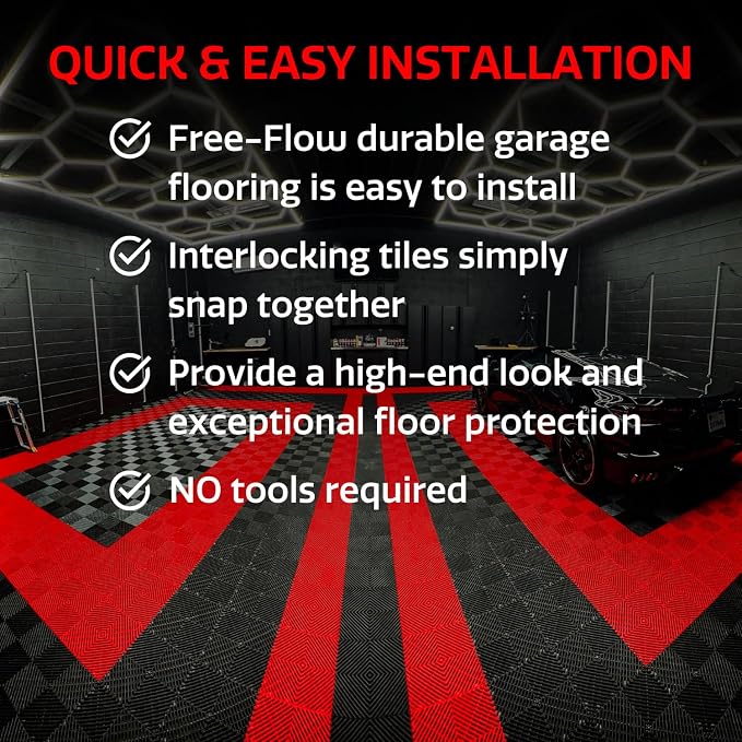 RaceDeck Free-Flow Open Rib Self-Draining Design, Durable Copolymer Plastic - Image 2