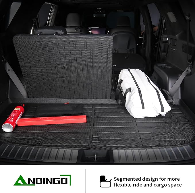 ANBINGO® Floor Mats & SeatBack Cargo Liner | CX90 2024-2025 6 Passenger | 2nd - Image 6