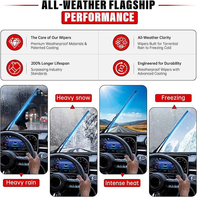 Windshield Wiper Blade Set Replacement - Image 4