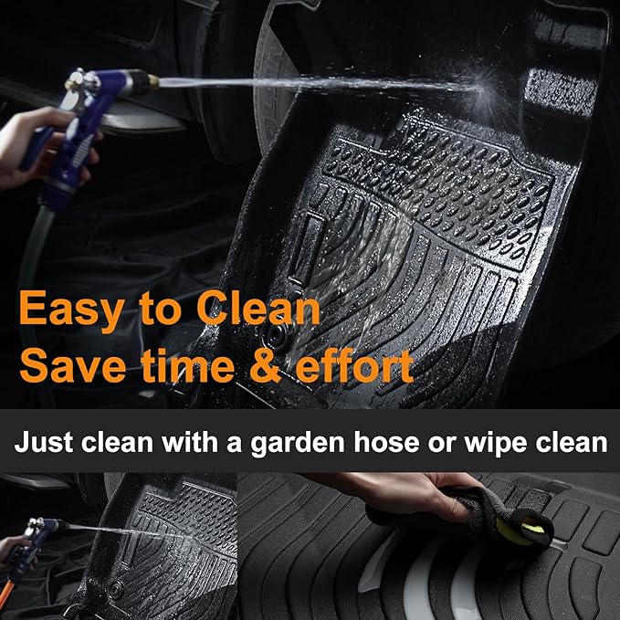 Binmotor-All Weather Floor Mats Cargo Liner Set - Image 7