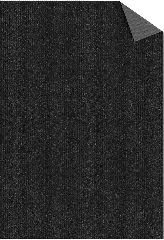 Ottomanson 5' x 6'6" Mud Mat Area Rug Scraper Carpet - Image 8