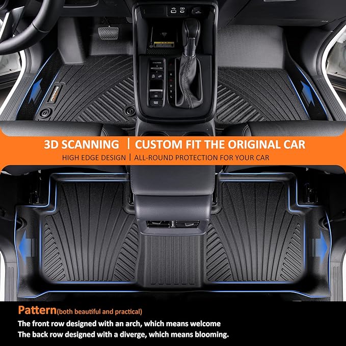 Binmotor-All Weather Floor Mats and Cargo Liner Set - Image 2