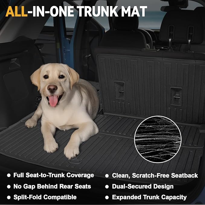 Floor Mats Set for Chevy Trailblazer FWD 2026 2025-2021 Accessories, Full - Image 7