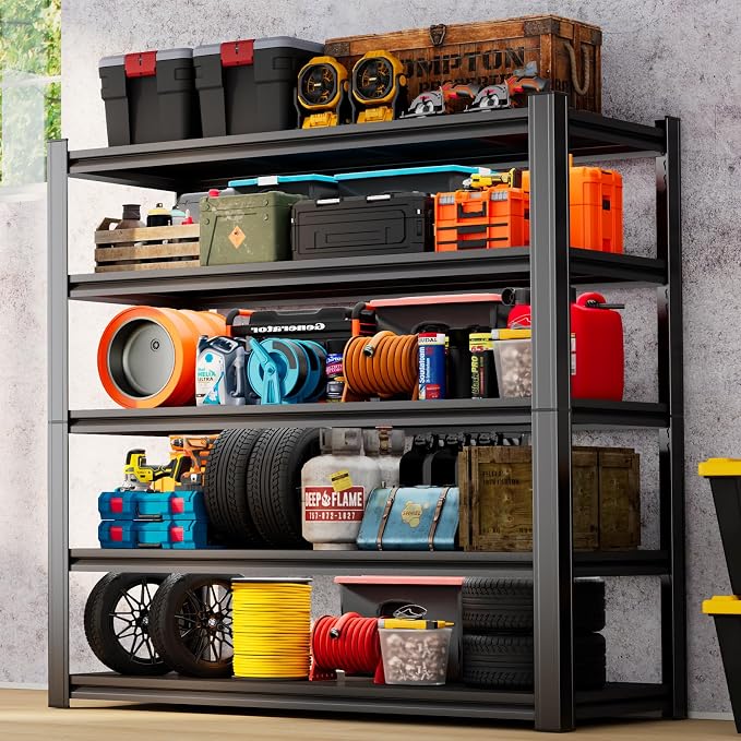 Garage Shelving 3000LBS Heavy Duty Shelving Units and Storage Shelves - Image 2