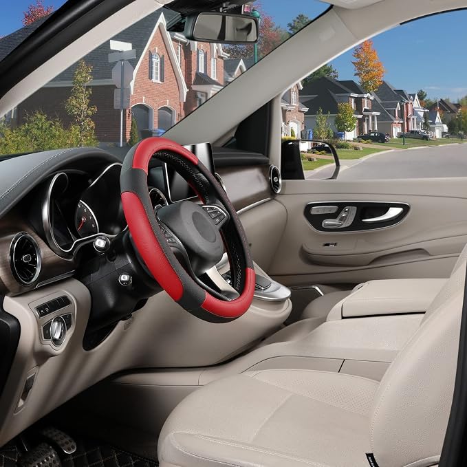 SEG Direct Car Steering Wheel Cover - Image 7