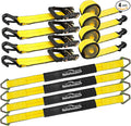 Car Tie Down Straps for Trailers 2inch x10ft by Autofonder