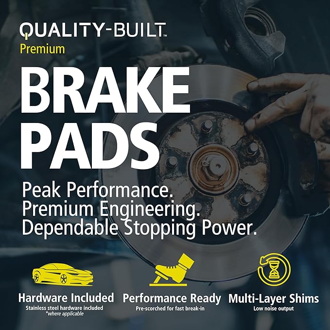 Premium Ceramic Front Brake Pads Compatible - Image 5