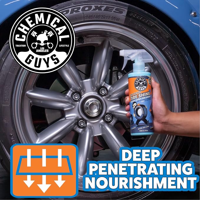 Chemical Guys Tire Kicker Sprayable Extra Glossy Tire Shine, Motorcycles - Image 10