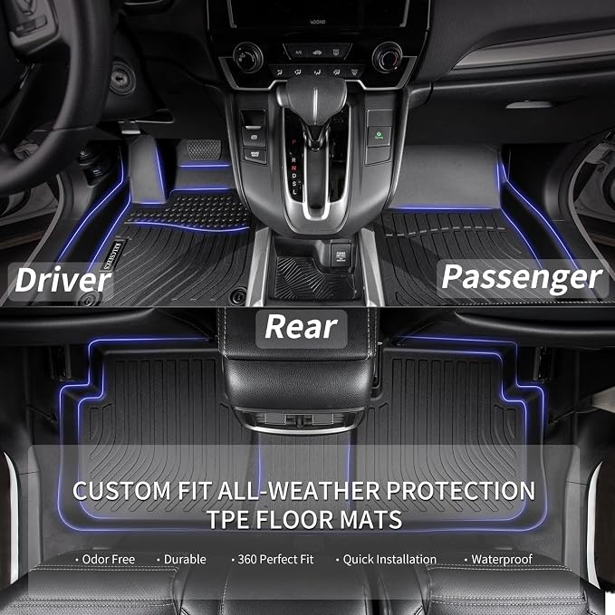 KELCSEECS Floor Mats Custom for 2011-2023 Dodge Charger AWD/Chrysler 300 - Image 2