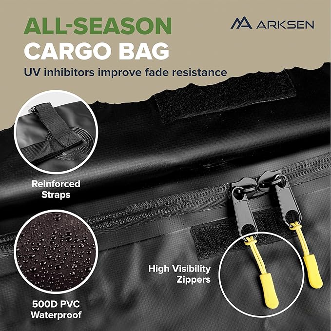 ARKSEN 84 x 39 x 6 Inch Universal 150LB Heavy Duty Roof Rack Cargo - Image 4