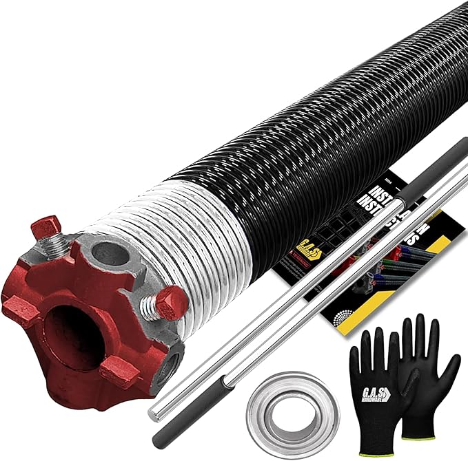 Garage Door Torsion Spring 218x1.75x31 Includes 1” Steel Bearing, Non-Slip by GASHardware