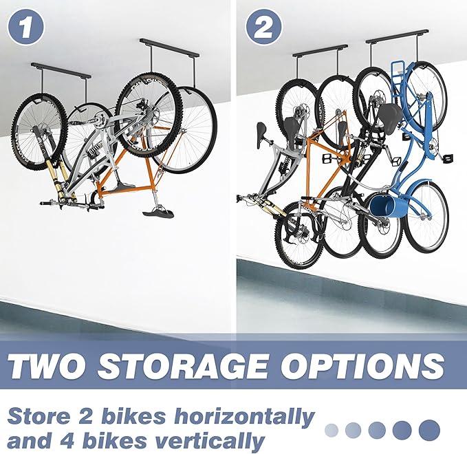 WALMANN Ceiling Mounted Bike Rack - Image 3