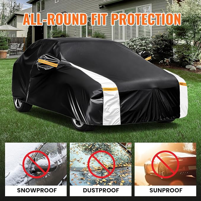 Chevrolet Equinox Car Cover 100% Waterproof All Weather, Gift - Image 6