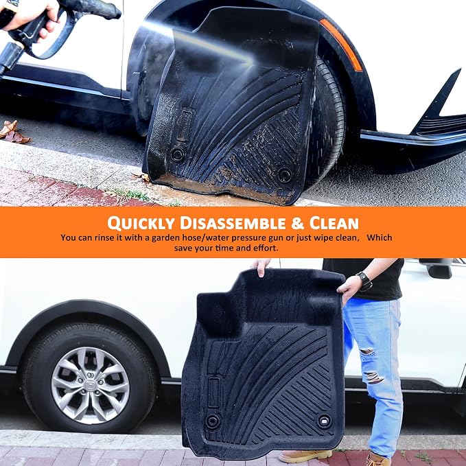 Binmotor-All Weather Floor Mats Cargo Liner Set - Image 8