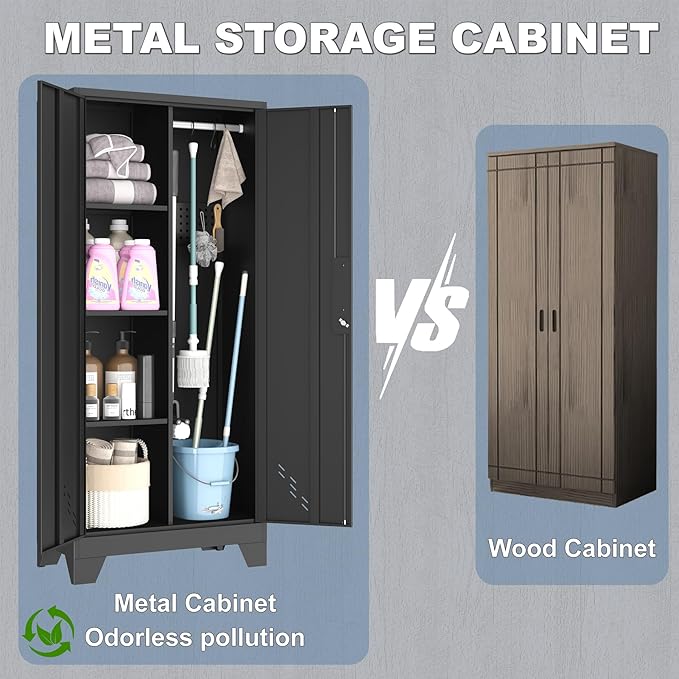 Metal Garage Storage Cabinet for Home, Storage - Image 6