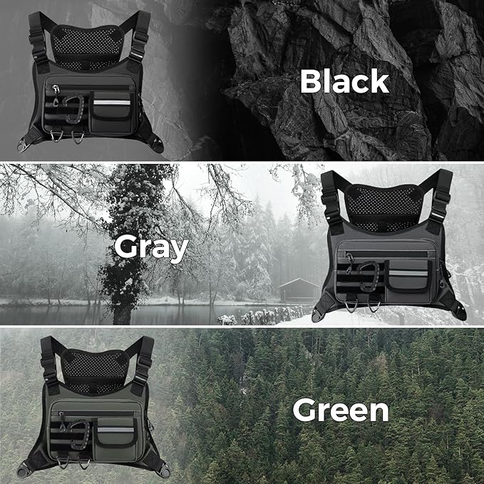 Outdoor Chest Bag For Men, EDC Chest Pack - Image 6