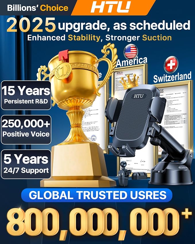 2025 Ultimate Car Phone Holder【80+LBS Strongest Suction & Military-Grade】 - Image 2