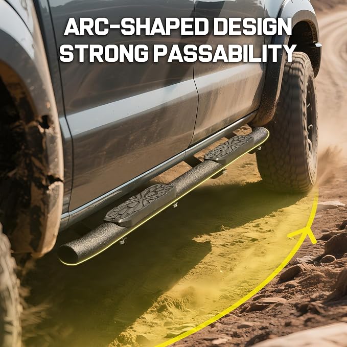 3.5 Inch Oval Tube Bar Running Boards Compatible - Image 5