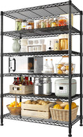 REIBII 71" H Storage Shelves 6 Tier Wire Shelving Unit 1200LBS Metal Shelves by REIBII