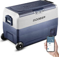 BODEGACOOLER 12 Volt Car Refrigerator, 53 Quart Portable Freezer, Dual Zone Car by BODEGA