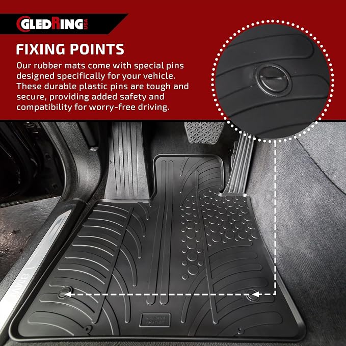 GledringUSA Custom Fit Rubber Mats Combo Pack Intended - Image 5