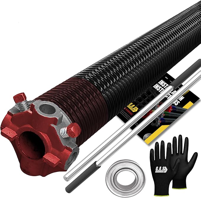 Garage Door Torsion Spring 234x1.75x31 Includes 1” Steel Bearing, Non-Slip by GASHardware