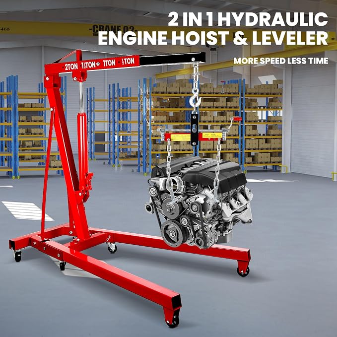 2.5 ton Engine Lift Cherry Picker - Image 2