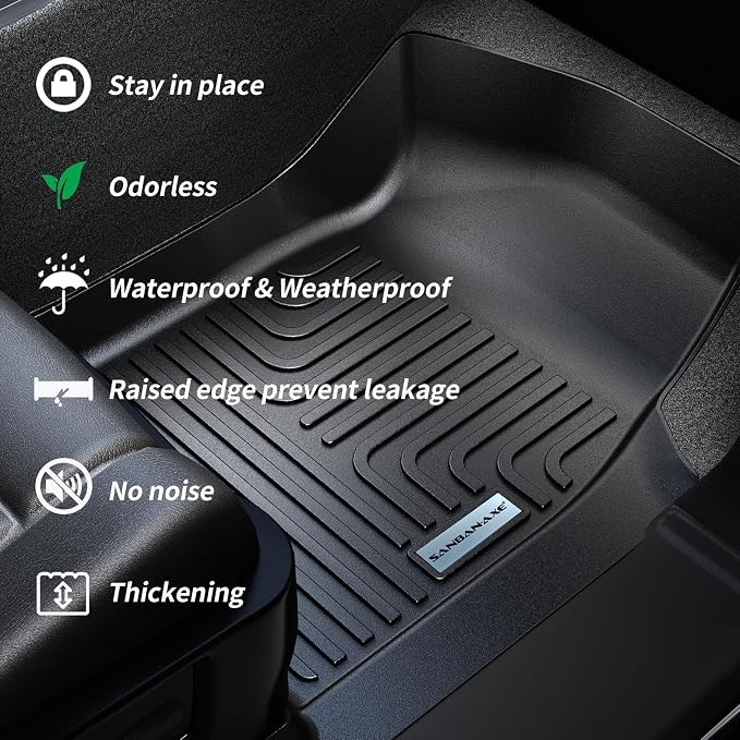 Trunk Mat & Backrest Mat for 2025 Nissan Murano TPE All Weather Protection - Image 5