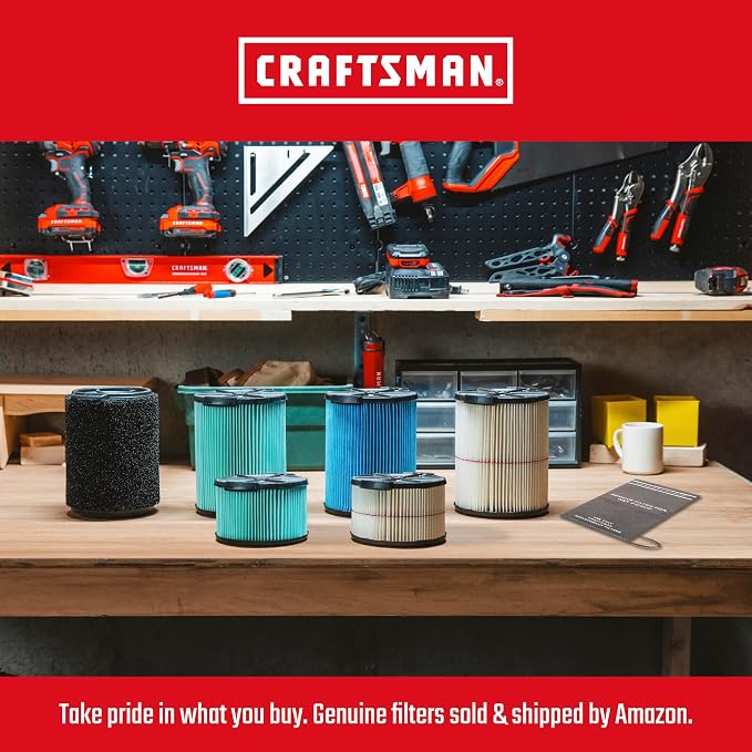 CRAFTSMAN CMXEVBE17606 12 Gallon 6.0 Peak HP Wet Dry Vac - Image 5