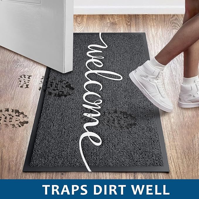 EARTHALL Funny Welcome Mats Outside/Inside 48"x32", Front Door Mat Outdoor - Image 3