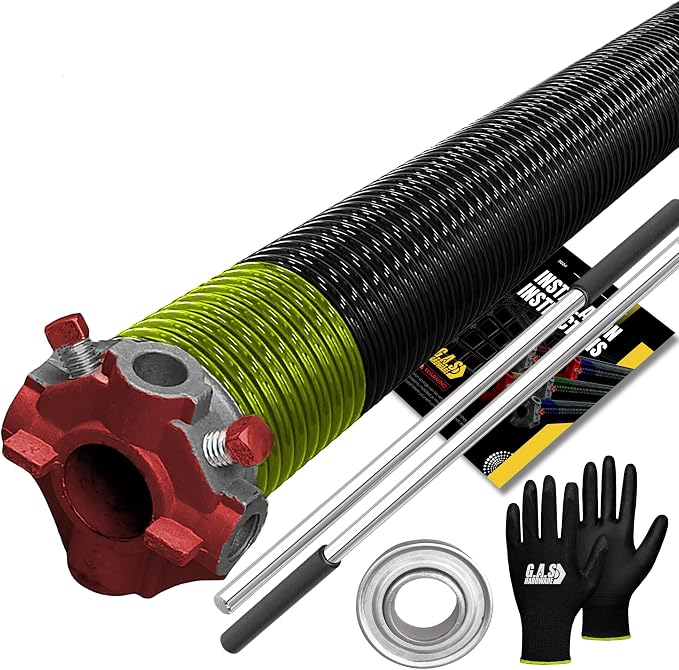 Garage Door Torsion Spring 207x1.75x24 Includes 1” Steel Bearing, Non-Slip by GASHardware